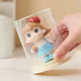 2pcs Clear Acrylic Display Case Transparent Box for Collectibles Dolls Figures - S