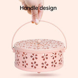 Iron Mosquito Incense Box Fireproof Tray Stand Indoor Household Incense Holder - Black