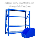 Plastic Storage Box Set 6Size Clear Hard Case Miter Tool Parts Display Organiser - 30x20x30cm