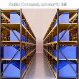 Plastic Storage Box Set 6Size Clear Hard Case Miter Tool Parts Display Organiser - 30x20x30cm
