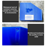 Plastic Storage Box Set 6Size Clear Hard Case Miter Tool Parts Display Organiser - 30x20x30cm