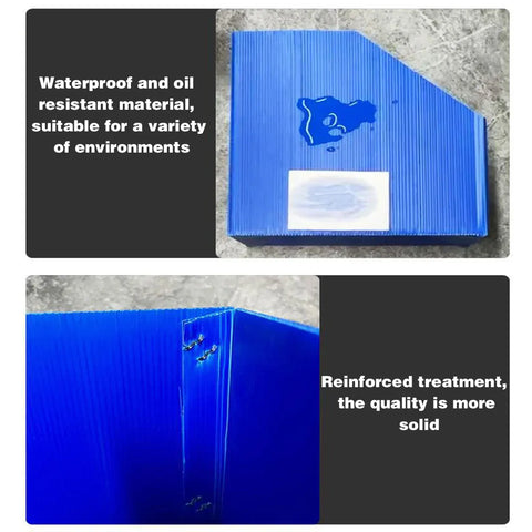 Plastic Storage Box Set 6Size Clear Hard Case Miter Tool Parts Display Organiser - 30x20x30cm