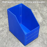 Plastic Storage Box Set 6Size Clear Hard Case Miter Tool Parts Display Organiser - 30x20x30cm