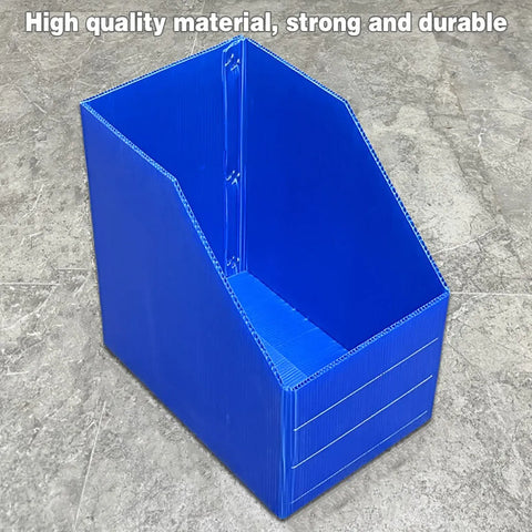 Plastic Storage Box Set 6Size Clear Hard Case Miter Tool Parts Display Organiser - 30x20x30cm
