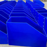 Plastic Storage Box Set 6Size Clear Hard Case Miter Tool Parts Display Organiser - 30x20x30cm