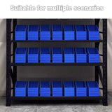 Plastic Storage Box Set 6Size Clear Hard Case Miter Tool Parts Display Organiser - 40x30x35cm