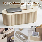 Large Cable Wire Cord Storage Box Case Management Socket Tidy Organizer