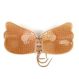 Strapless Backless Invisible Bra Push Up Stick On Silicone Lingerie Adjustable Nude - C