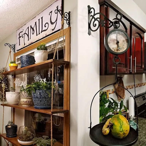 Hanging Plant Holder Iron Hooks Outdoor Planter Hanger Garden Decoration Hooks