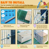 Natural Wooden Breeding Box Durable Parrot Hatching Box Nesting Box for Birds
