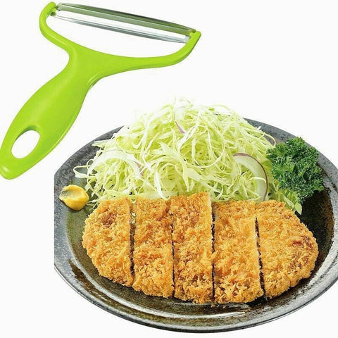 Stainless Steel Cabbage Peeler Wide Blade Vegetable Shredder with Ergonomic Handle