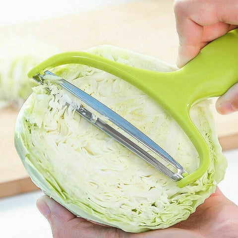 Stainless Steel Cabbage Peeler Wide Blade Vegetable Shredder with Ergonomic Handle