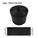 Cable Cover Nylon Sticky Wire Protector Floor Blanket Reusable Cord Tube Cover - Black-3Meter(with adhesive)-Floor