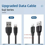 2.4A USB Fast Charger Phone Cable Data Cord For iPhone14 13 12 11Pro Max XR iPad - White