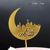 Happy Birthday Acrylic Cake Topper Cake Decoration Golden Silver Party - Colourful-Heart