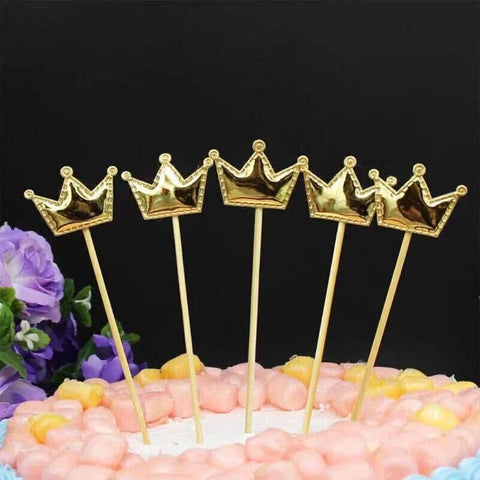 Happy Birthday Acrylic Cake Topper Cake Decoration Golden Silver Party - Black-Birthday(B)