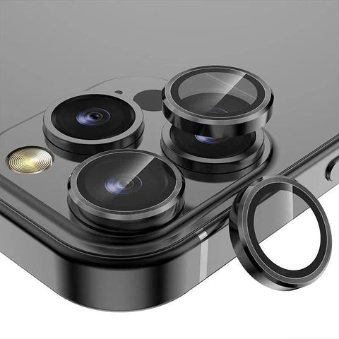 For iPhone 14/14 Plus Metal Camera Lens Glass Screen Protector - Rainbow