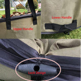 Folding Garden Leaf Bin Portable Outdoor Storage Bucket Camping Trash Can