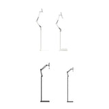 Hands Free Floor Stand Adjustable Bed Clip Holder For Tablet iPad iPhone Switch - 175cm White(Floor Cantilever Stand
