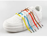 No Tie Locked Elastic Shoelace Shoe Lace Lazy Laces Sports Sneakers - Grey