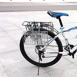 Foldable Bicycle Basket Front and Rear Hanging Storage Rack Bike Accessories - Black