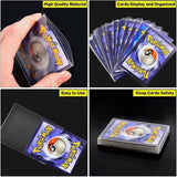 Ultra Soft Trading Card Sleeves Clear Penny Protector 100Pcs For Pokemon Nba Yugioh - 100PCS