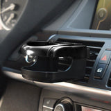 Car Cup Holder Air Vent Drink Mount Black Clip-On Can Bottle Holder for Vehicle Black