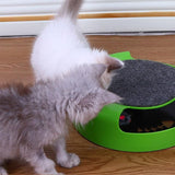 Motion Kitten Cat Toy Catch The Mouse Chase Interactive Cat Training Scratchpad - Red