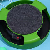 Motion Kitten Cat Toy Catch The Mouse Chase Interactive Cat Training Scratchpad - Red