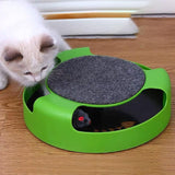 Motion Kitten Cat Toy Catch The Mouse Chase Interactive Cat Training Scratchpad - Red