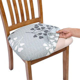 Stretch Dining Chair Seat Covers Removable Seat Cushion Slipcovers Protector - I