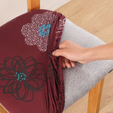Stretch Dining Chair Seat Covers Removable Seat Cushion Slipcovers Protector - I