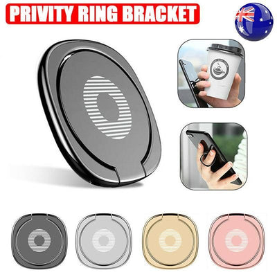 Iring Phone Ring Finger Holder Stand Mobile Grip with Mount Hook for iPhone and iPad - Gold