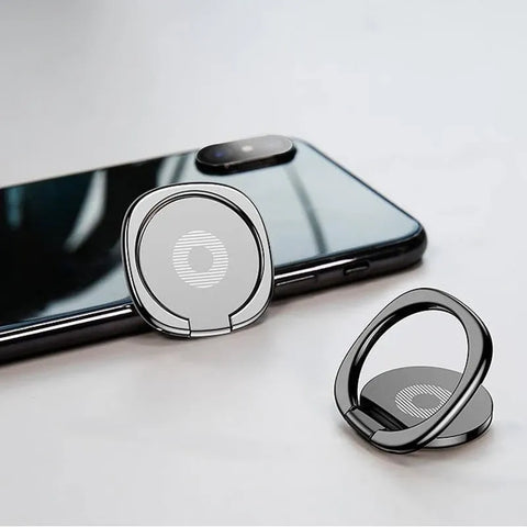 Iring Phone Ring Finger Holder Stand Mobile Grip with Mount Hook for iPhone and iPad - Gold
