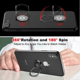 Iring Phone Ring Finger Holder Stand Mobile Grip with Mount Hook for iPhone and iPad - Gold