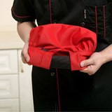 Adjustable Chef Cap with Elastic Band for Kitchen Cooking Baking Catering Use - White