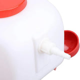 10L Chicken Poultry Automatic Drinking Tank Drinker Feeding Pot Water Dispenser