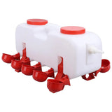 10L Chicken Poultry Automatic Drinking Tank Drinker Feeding Pot Water Dispenser