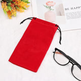 5PCS Cleaning Clothes Sunglasses Pouch Glasses Case Soft Eyeglasses Bag Random - 20PCS