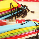 5PCS Cleaning Clothes Sunglasses Pouch Glasses Case Soft Eyeglasses Bag Random - 20PCS