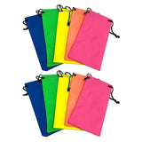 5PCS Cleaning Clothes Sunglasses Pouch Glasses Case Soft Eyeglasses Bag Random - 20PCS