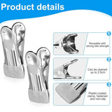 30pcs Multi Functional Stainless Steel Clothes Drying Clips Windproof Clips