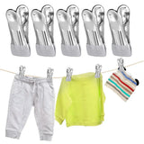 30pcs Multi Functional Stainless Steel Clothes Drying Clips Windproof Clips