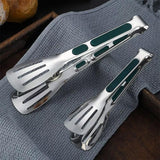 3pcs Stainless Steel Food Holders Kitchen Grill Steak Food Holder Cooking Tools