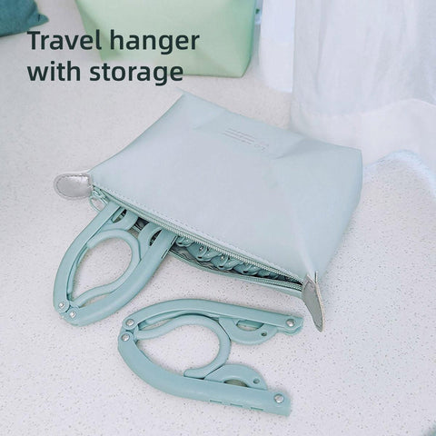 Portable Foldable Clothes Rack Travel Drying Stand for Home and Outdoor Use - Yellow