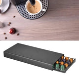 Coffee Pod Holder Drawer for Nespresso - 40 Capsules Storage Rack Stand