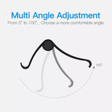 Desk Stand Holder for Mobile Phone Tablet iPad iPhone Samsung Universal Mount - Black