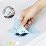 New Bathroom Drain Hair Catcher Bath Stopper Sink Strainer Shower Filter Covers - Emerald Green