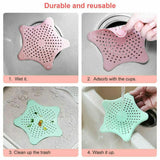 New Bathroom Drain Hair Catcher Bath Stopper Sink Strainer Shower Filter Covers - Emerald Green