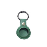 For Apple Airtag Leather Case Cover Air Tag Keychain Holder Sleeve Shell Tracker - Green